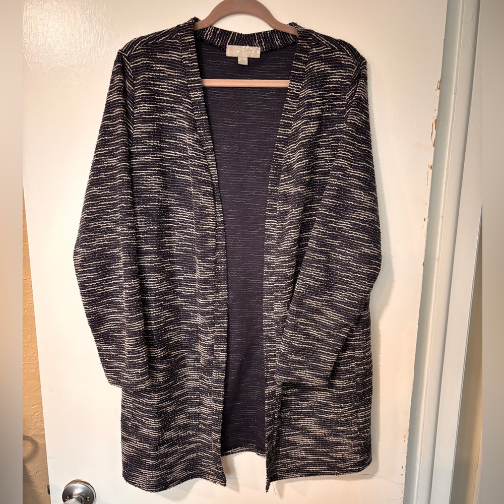 Women's Blue and White Sweater